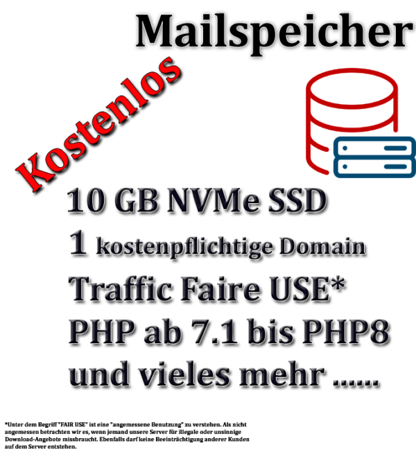 Kostenloser Mailspeicher