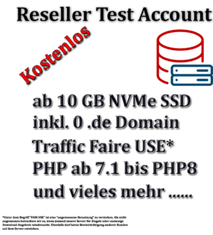 Testen Sie unseren Reseller & Agenturen Account kostenlos für 5 Tage.