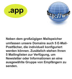 Die .app Domain bietet Platz für eine Vielzahl von Online-Projekten
