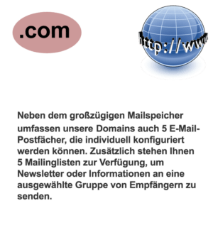 Die .com Domain bietet Platz für eine Vielzahl von Online-Projekten