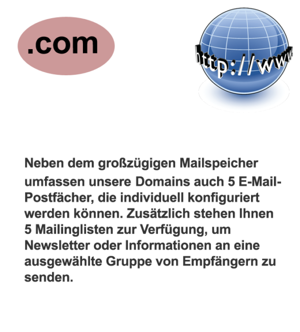 Die .com Domain bietet Platz für eine Vielzahl von Online-Projekten Die .com Domain bietet Platz für eine Vielzahl von Online-Projekten