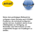 Die .email Domain bietet Platz für eine Vielzahl von Online-Projekten