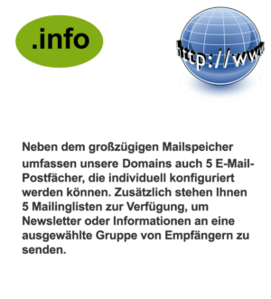 Die .info Domain bietet Platz für eine Vielzahl von Online-Projekten