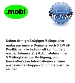 Die .mobi Domain bietet Platz für eine Vielzahl von Online-Projekten
