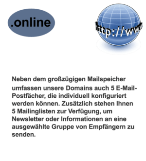Die .online Domain bietet Platz für eine Vielzahl von Online-Projekten