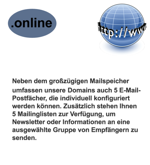 Die .online Domain bietet Platz für eine Vielzahl von Online-Projekten Die .online Domain bietet Platz für eine Vielzahl von Online-Projekten
