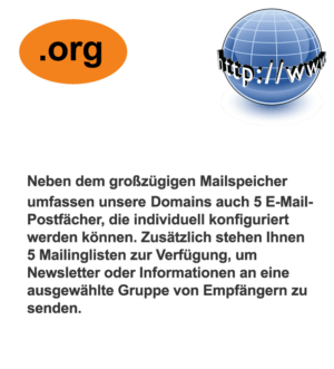 Die .orgDomain bietet Platz für eine Vielzahl von Online-Projekten