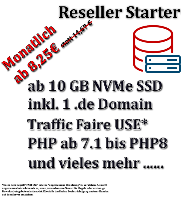 Reseller Starter Kostengünstiger Einstieg als Reseller