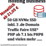 Unser Webhosting Business Paket ist die ideale Lösung für deinen Online-Shop.